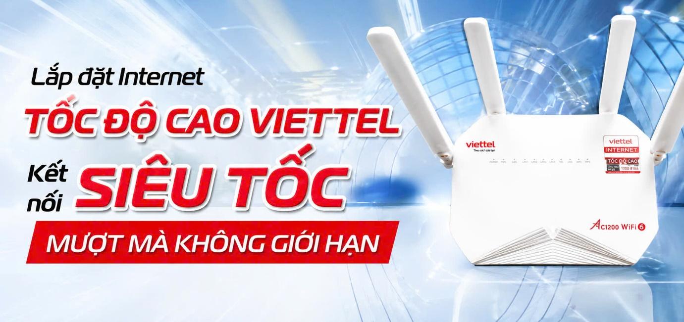 Modem Wifi 6 cho dịch vụ Internet Viettel